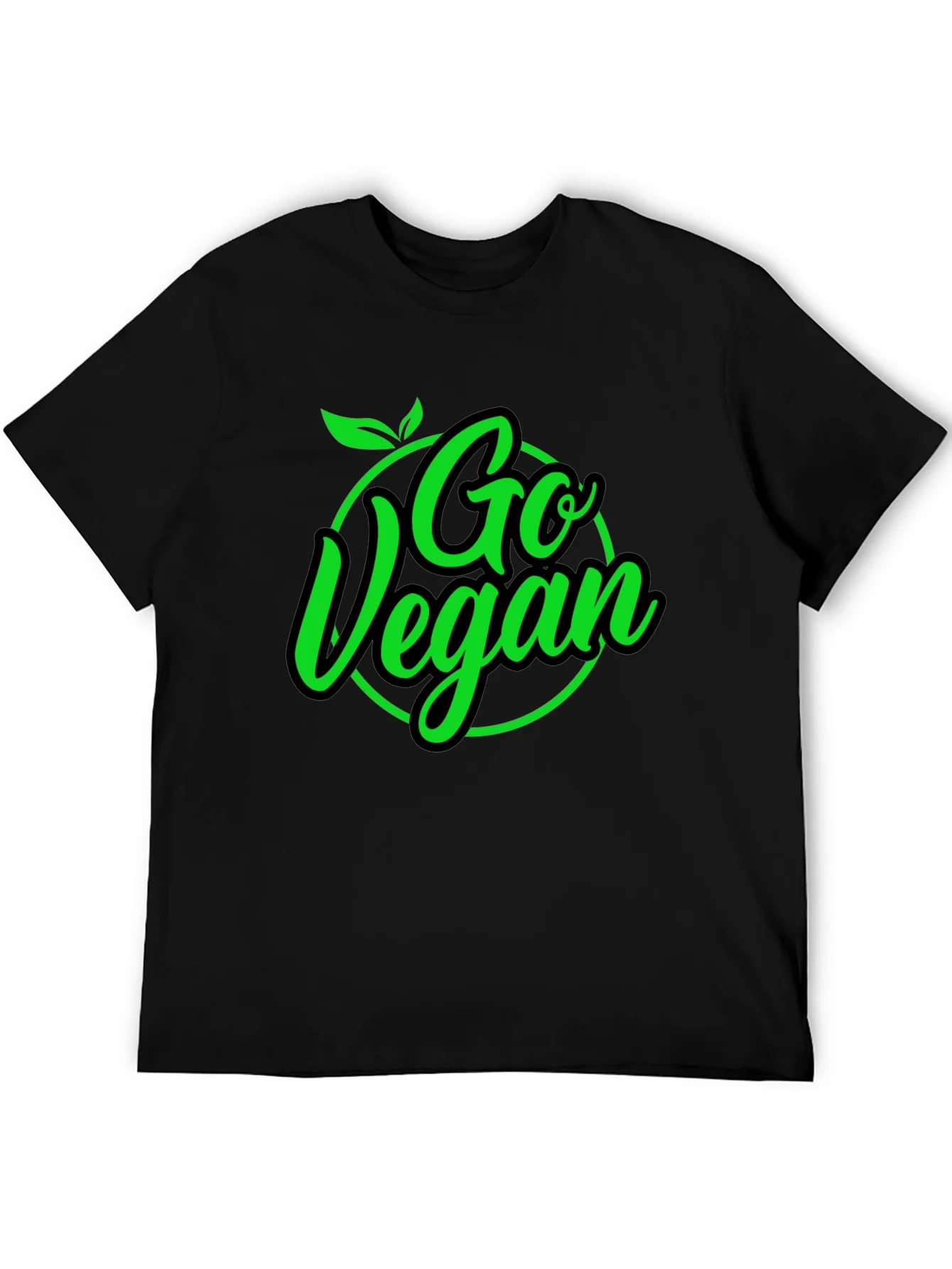 Go Vegan Black T-Shirt