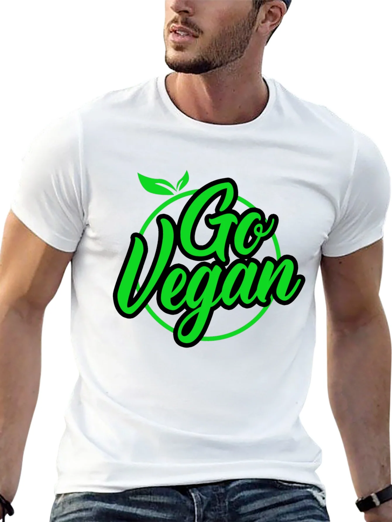 Go Vegan Black T-Shirt