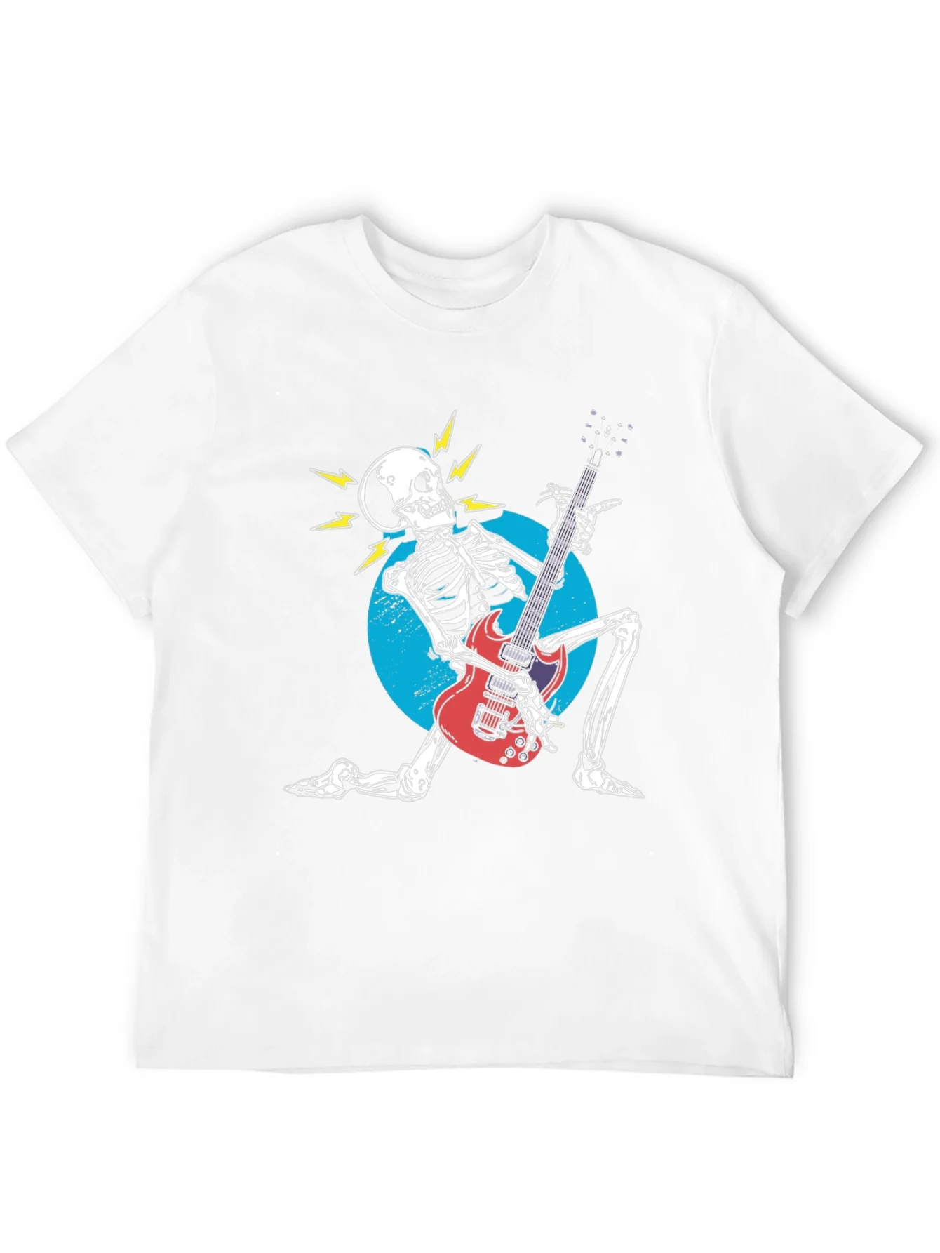 Rock On! Skeleton Guitarist Graphic Tee
