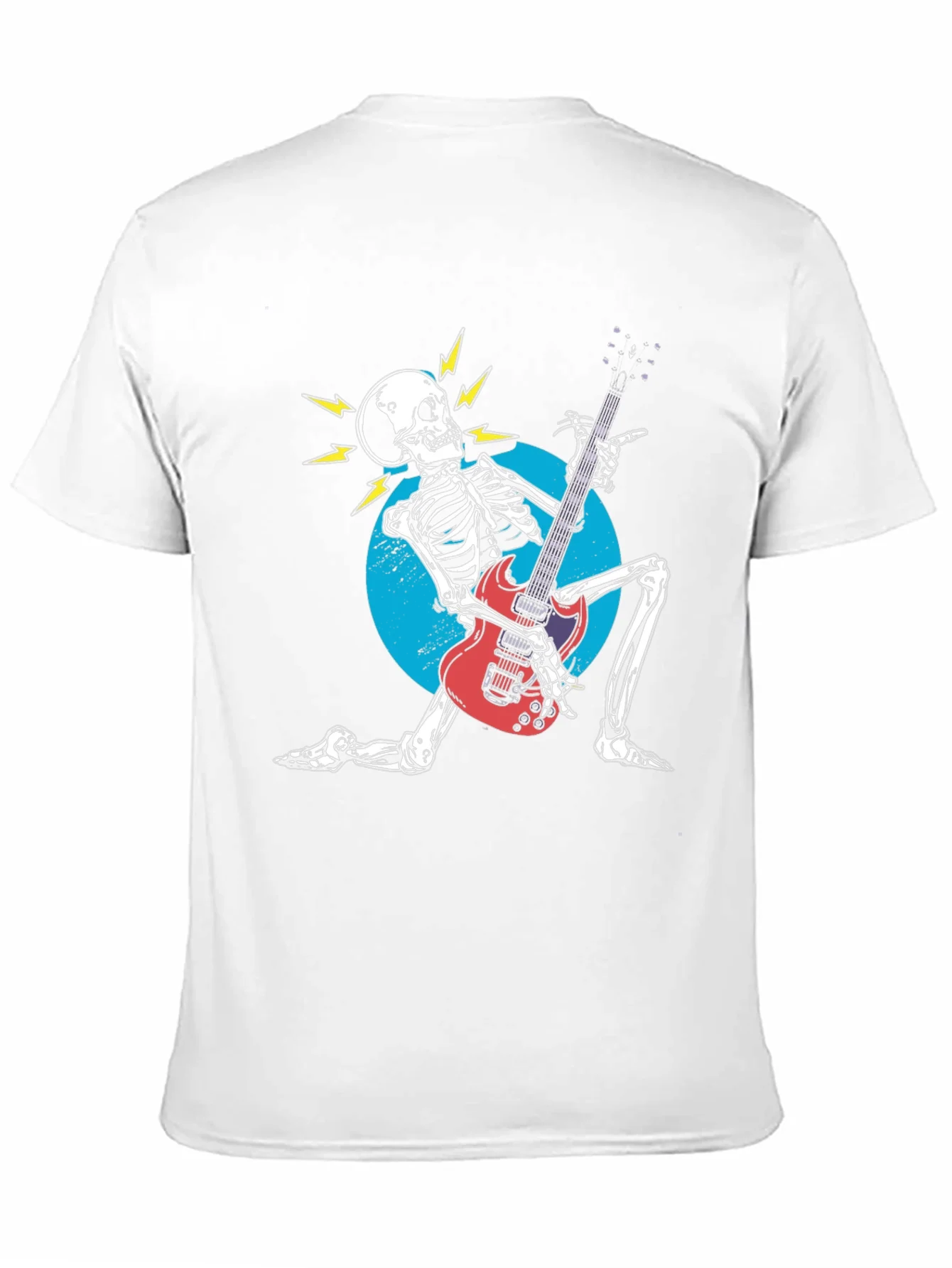 Rock On! Skeleton Guitarist Graphic Tee