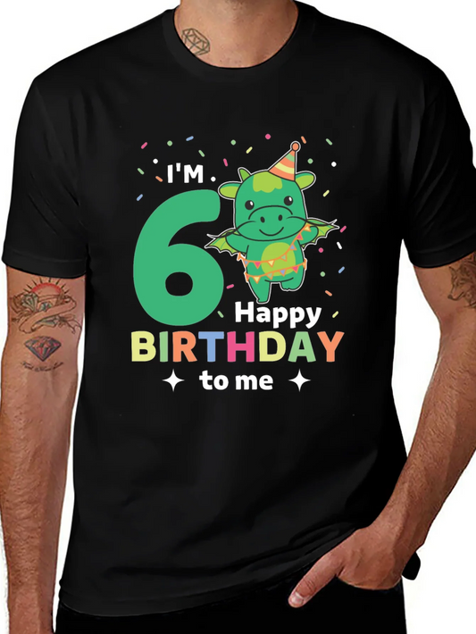 Im 6! Dragon Birthday T-Shirt