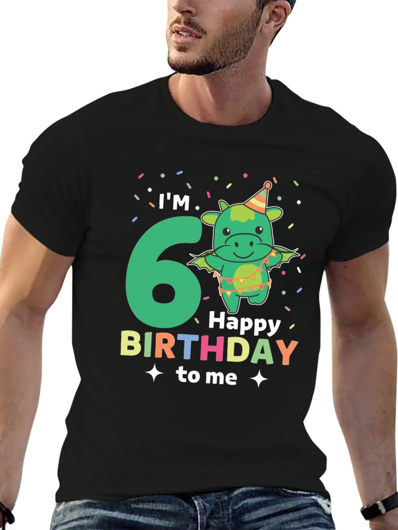 Im 6! Dragon Birthday T-Shirt