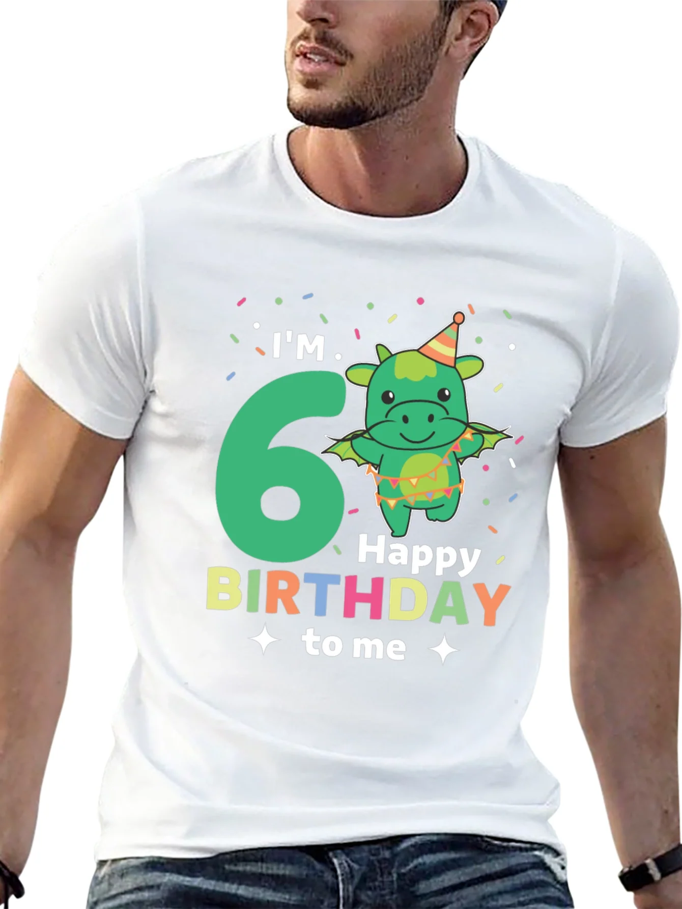 Im 6! Dragon Birthday T-Shirt