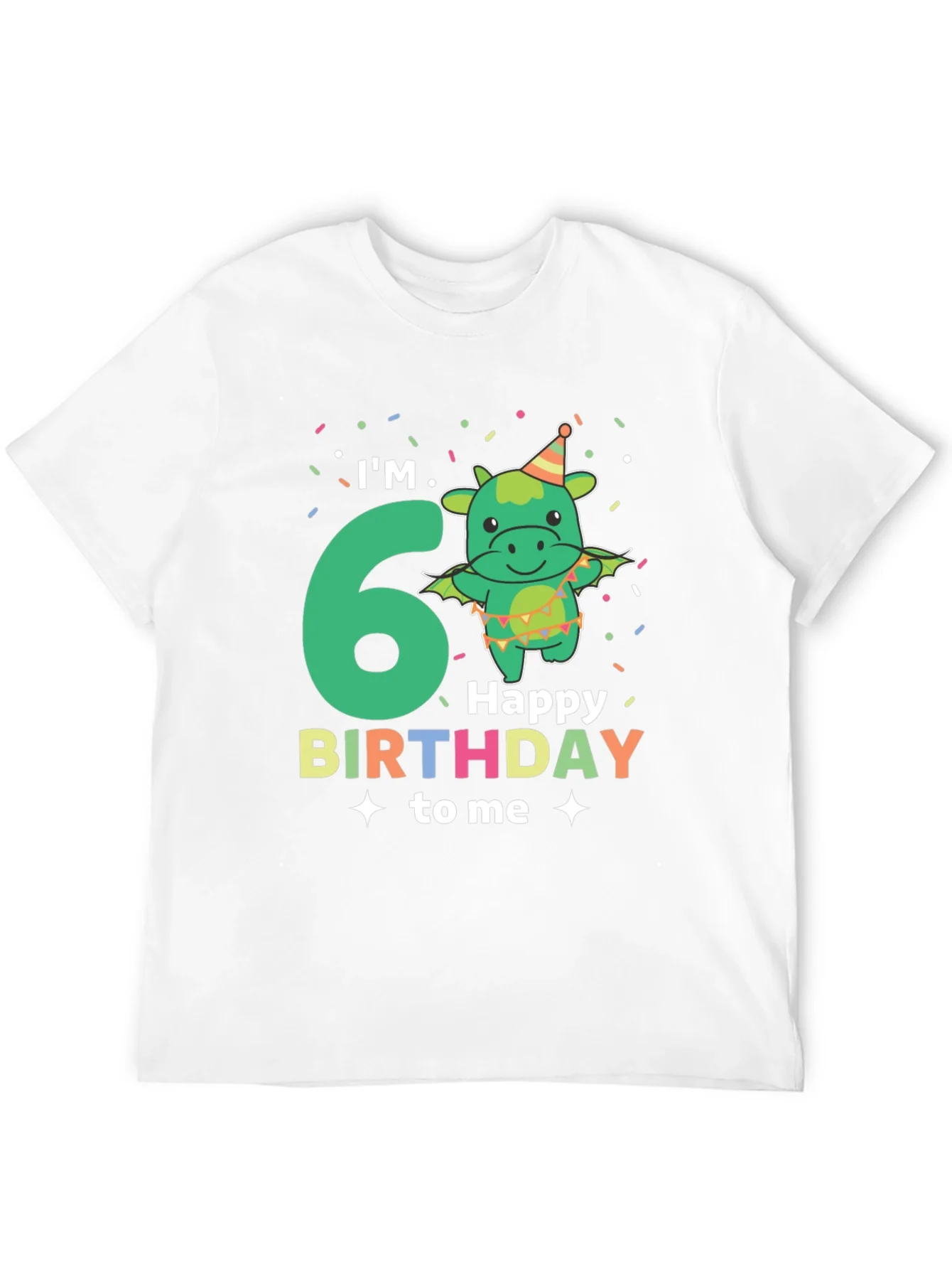 Im 6! Dragon Birthday T-Shirt