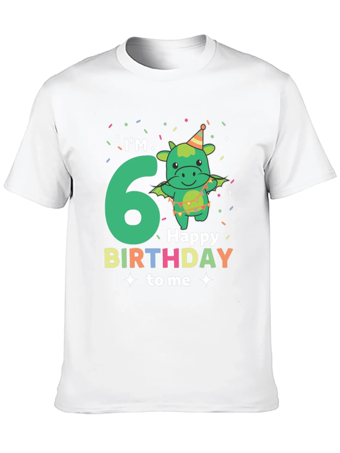 Im 6! Dragon Birthday T-Shirt