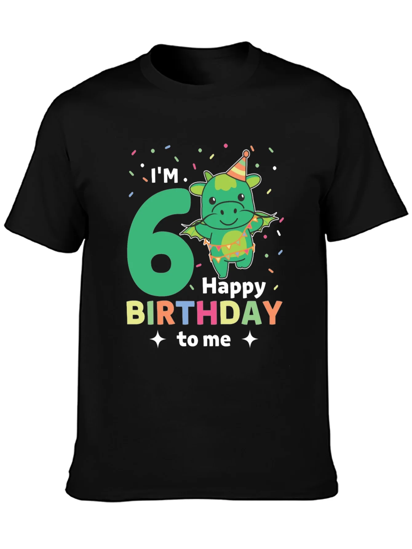 Im 6! Dragon Birthday T-Shirt