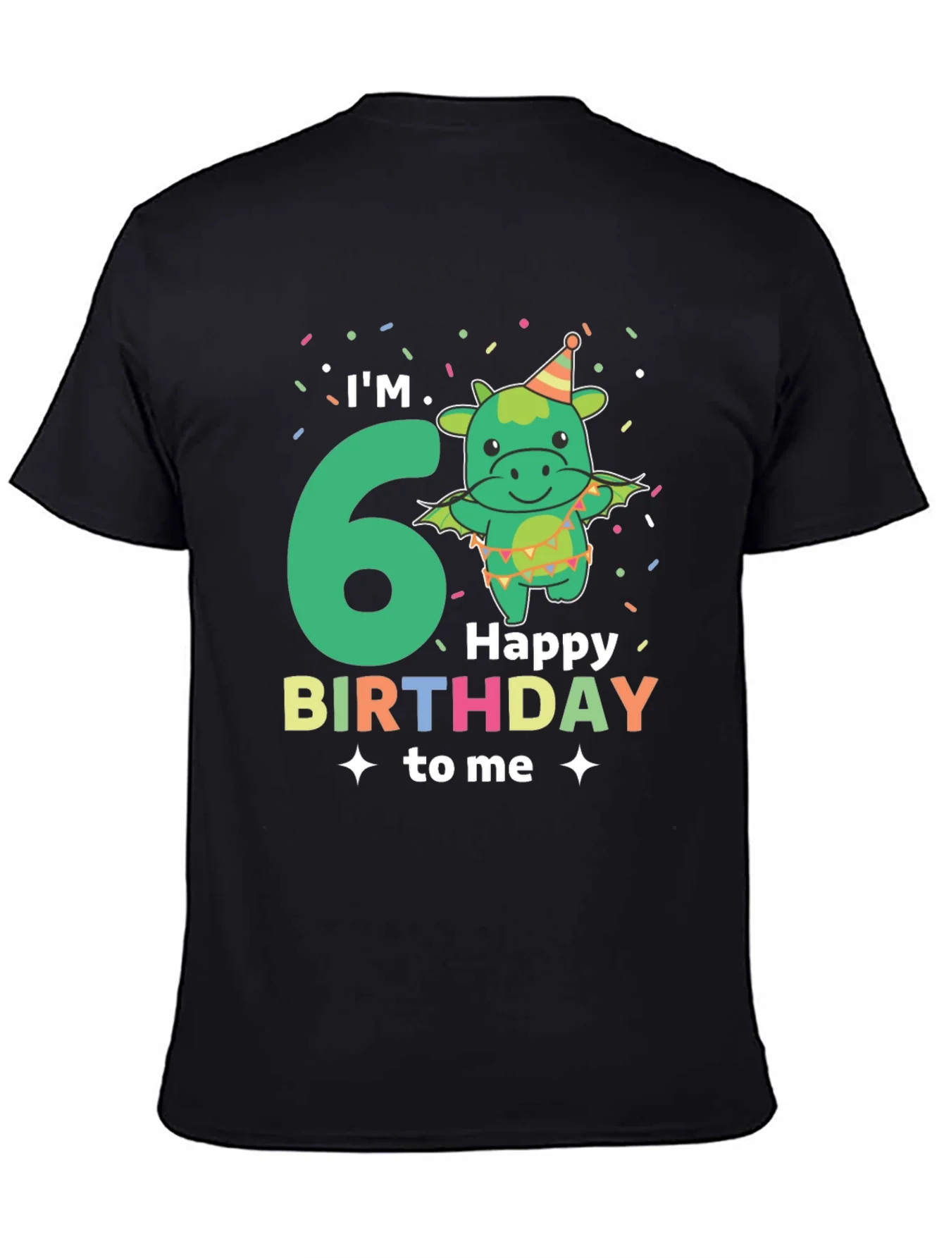 Im 6! Dragon Birthday T-Shirt