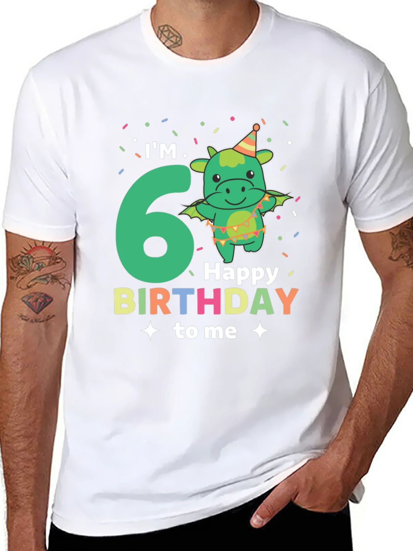 Im 6! Dragon Birthday T-Shirt