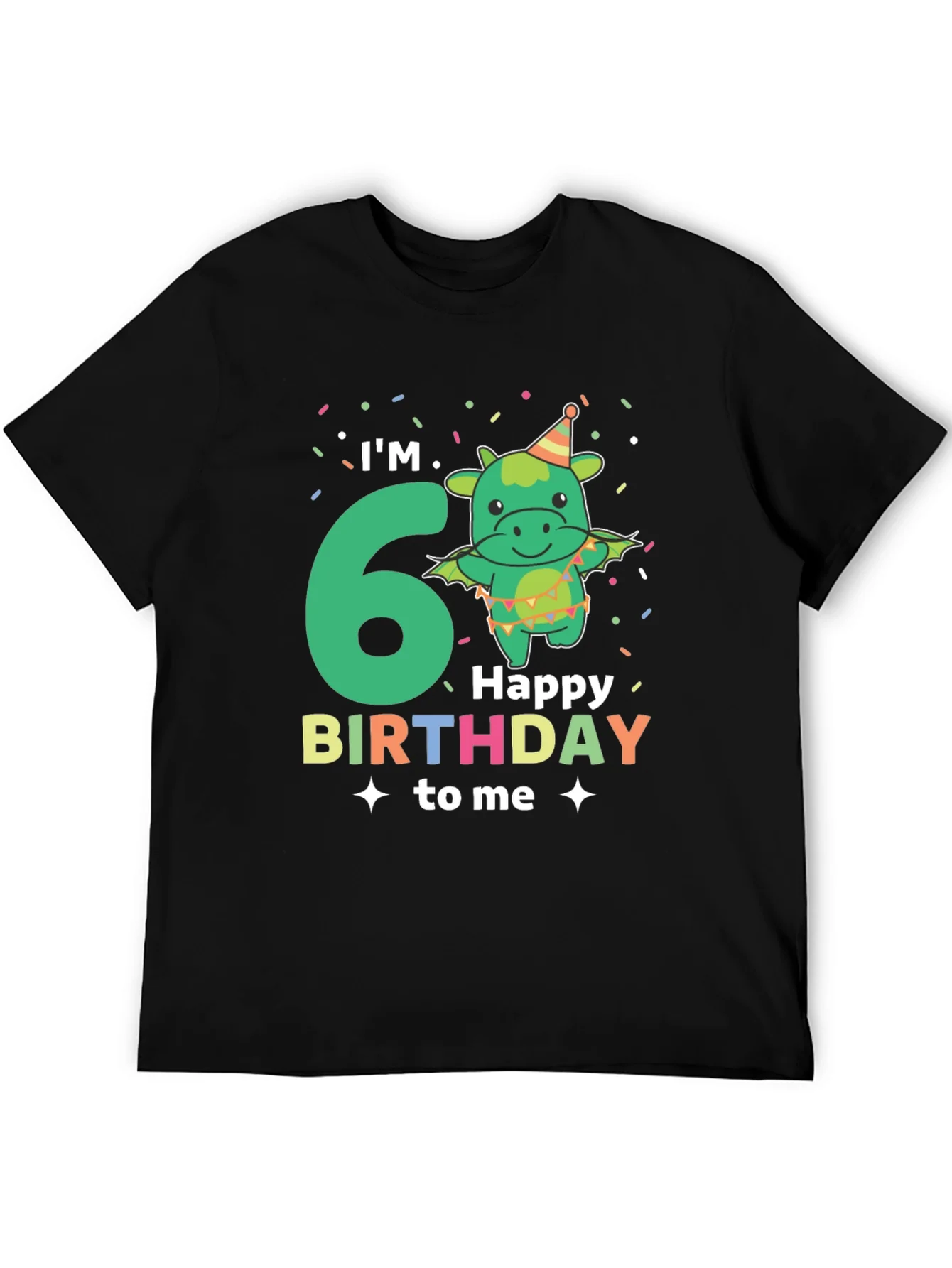 Im 6! Dragon Birthday T-Shirt