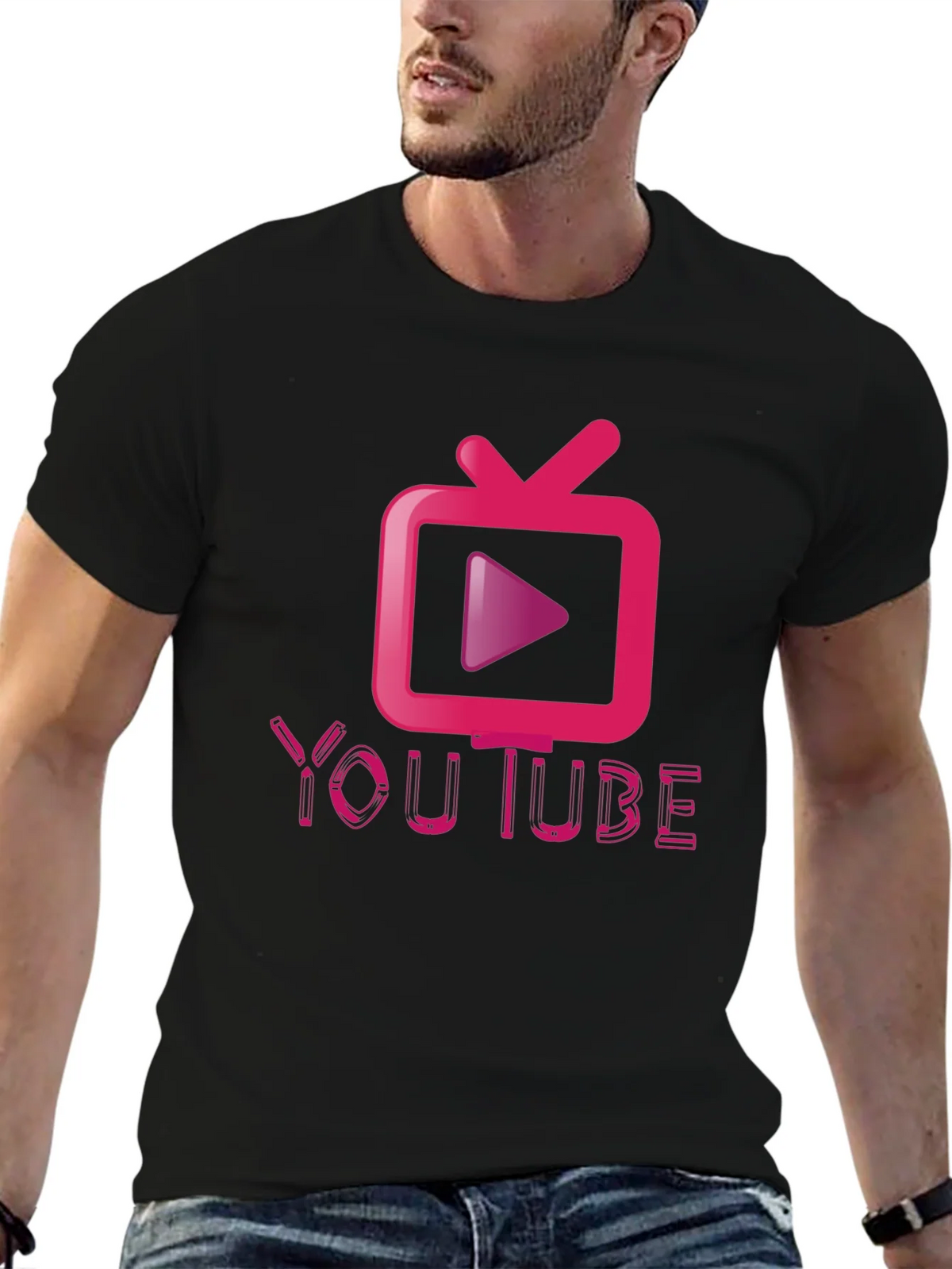 YouTube Inspired Graphic Tee