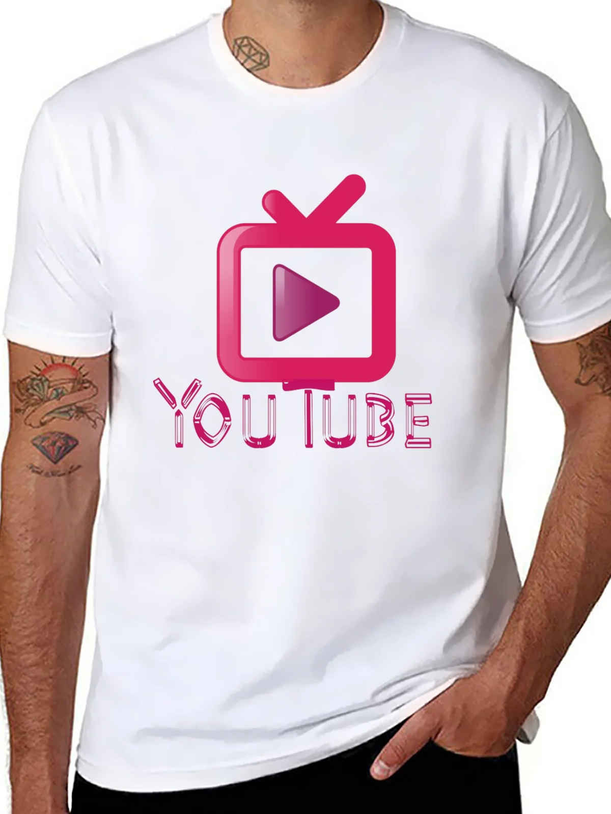 YouTube Inspired Graphic Tee