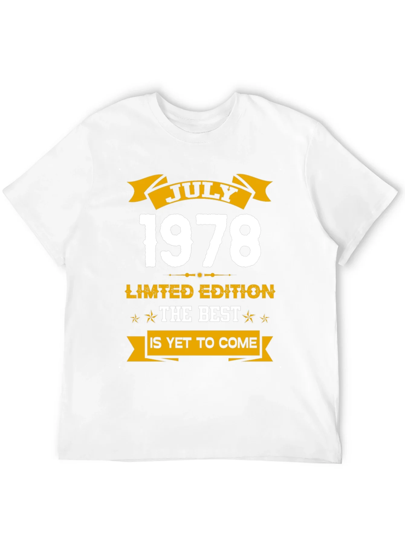 July 1978 Limited Edition Birthday T-Shirt