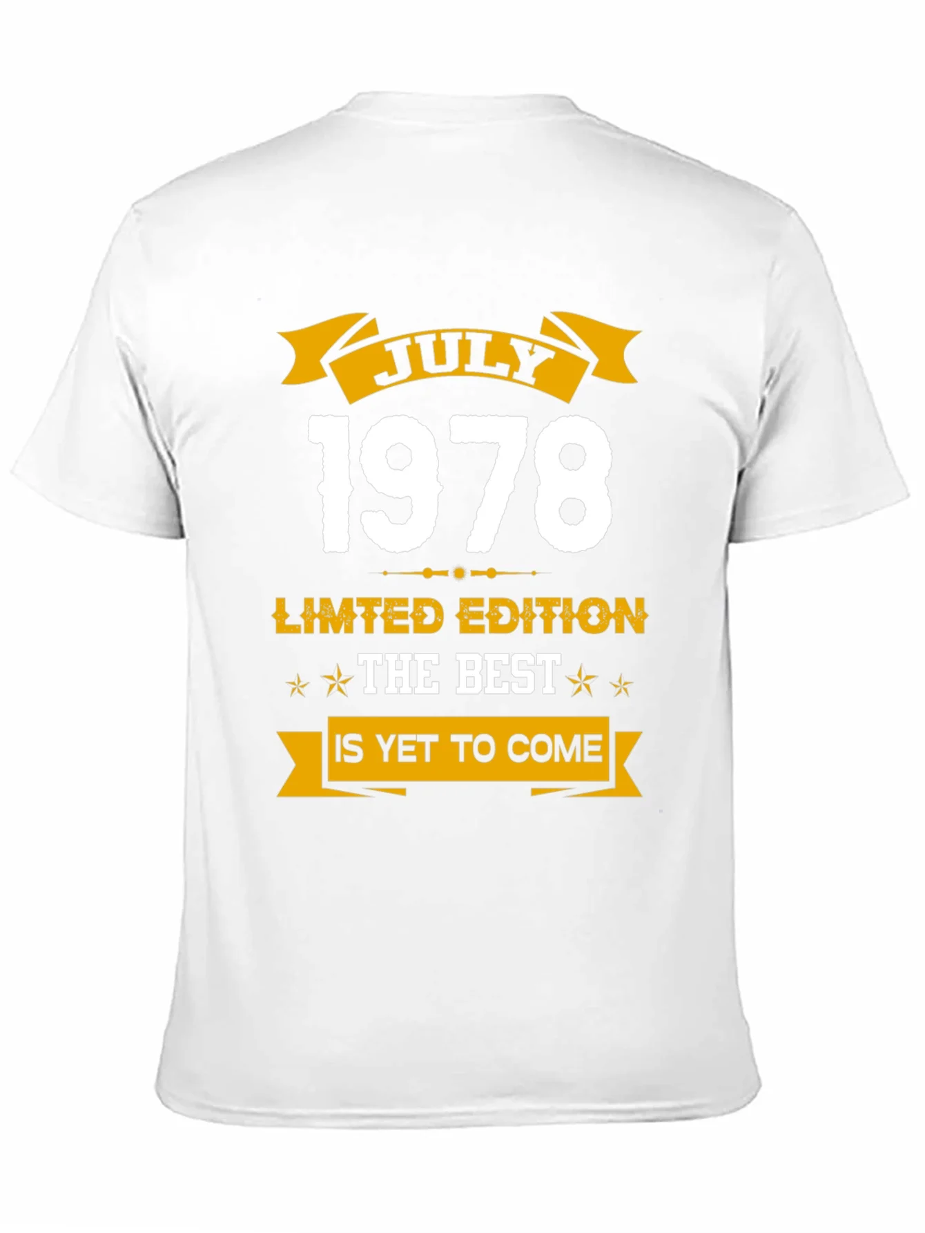 July 1978 Limited Edition Birthday T-Shirt