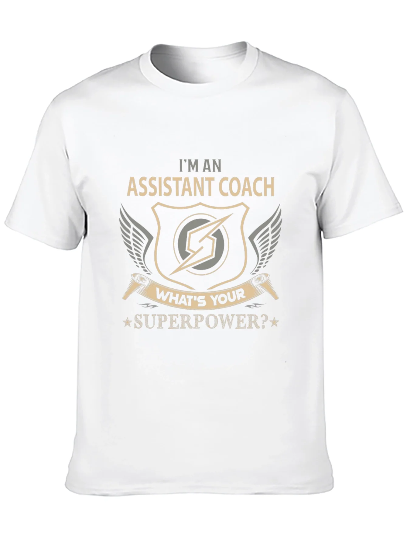 Assistant Coach Superpower Graphic T-Shirt