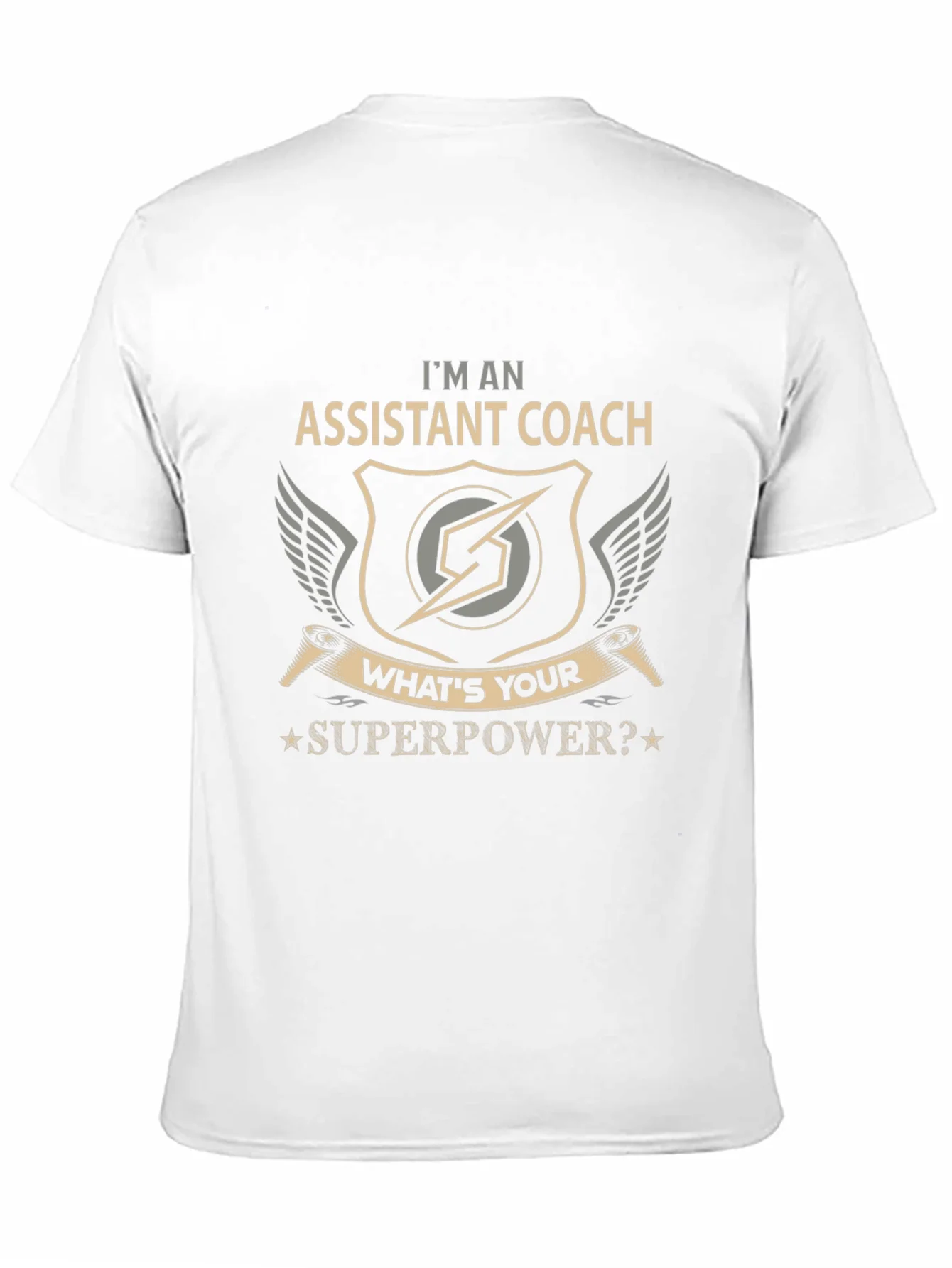 Assistant Coach Superpower Graphic T-Shirt
