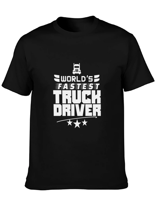 Worlds Fastest Truck Driver Graphic Tee